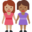 women holding hands, medium skin tone, medium-dark skin tone